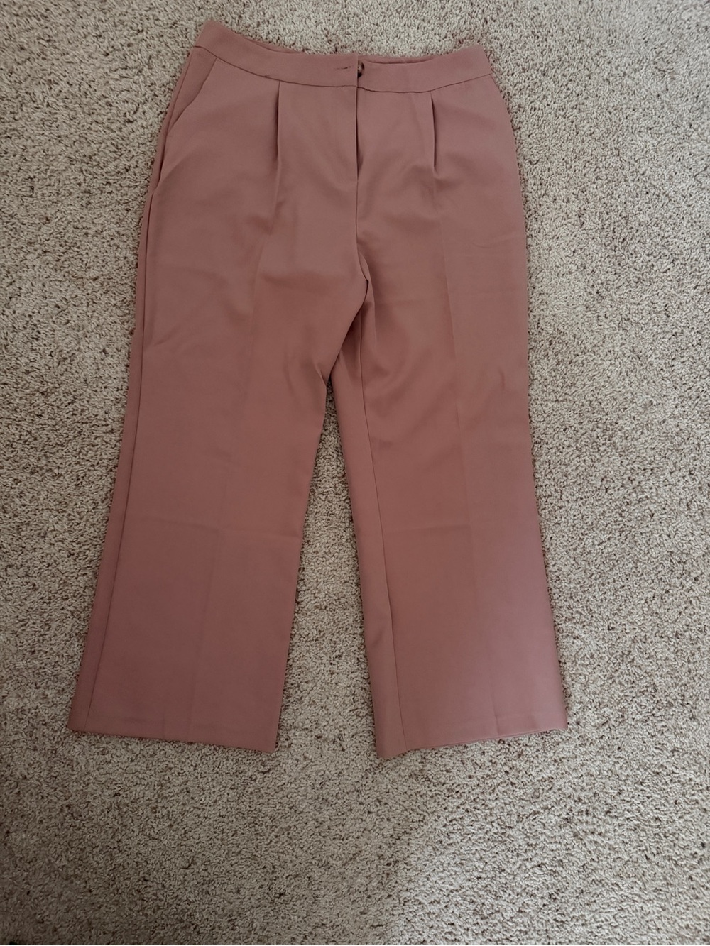 Miss Selfridge Dusty Rose Straight Leg Pants